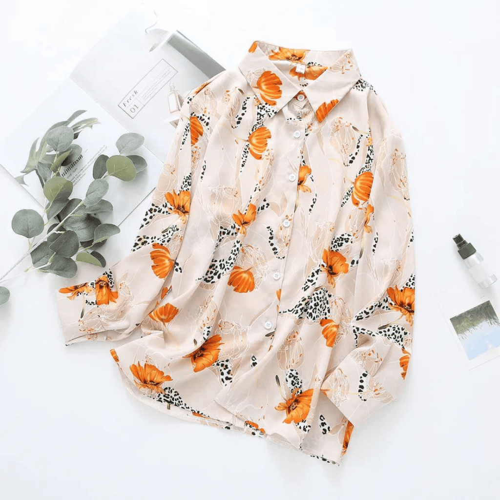 Elegant Orange Botanical