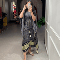 Bandhani Black Print