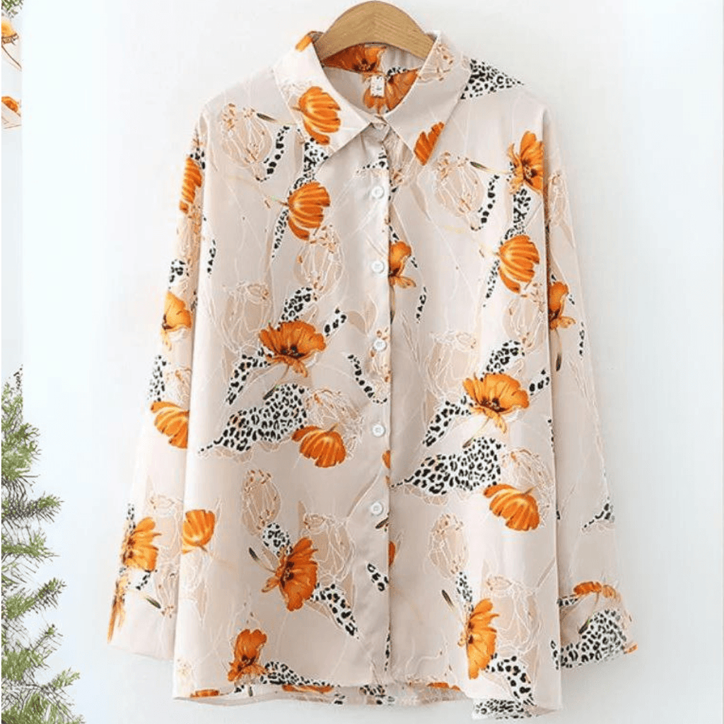 Elegant Orange Botanical