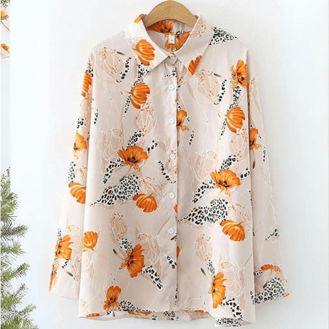 Elegant Orange Botanical