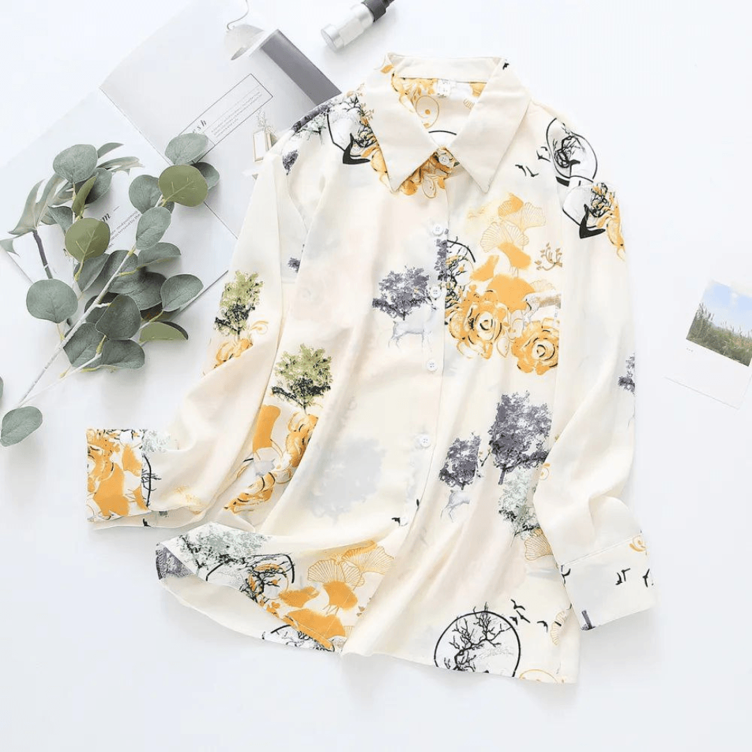 Elegant Yellow Botanical