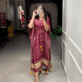 Bandhani Red Print