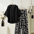 Casual Black Zebra
