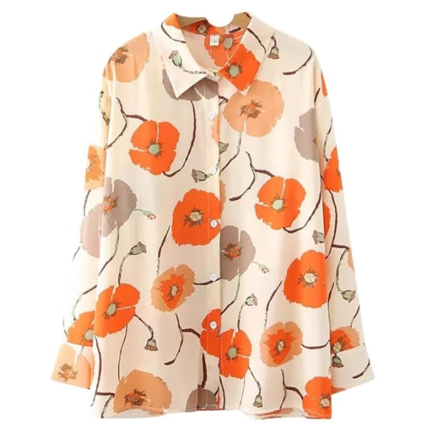 Bold Orange Floral