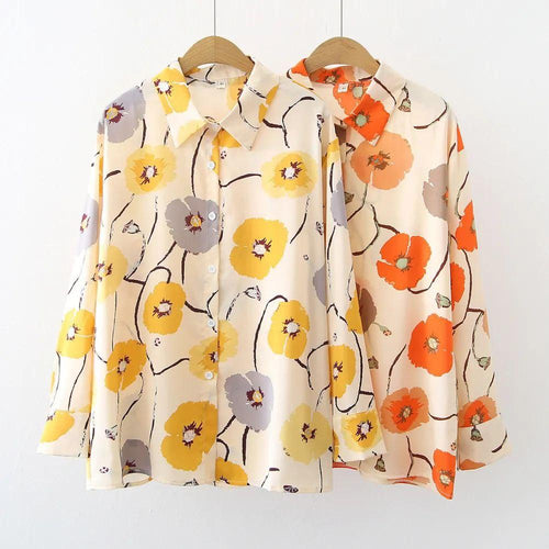 Bold Orange Floral
